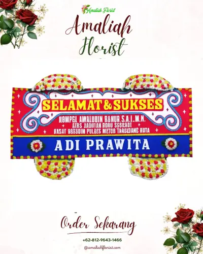 Karangan Bunga Ucapan Selamat di Purwamekar